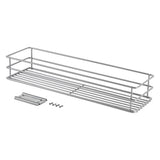 Metaltex smart køkken skydekurv 12x42x7 cm sølv