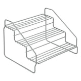 Metaltex urtetrappe 20x18x15 cm sølv