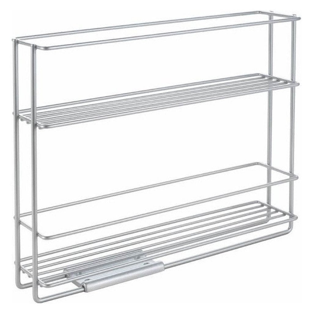 MetalTex Space Saver Smart Kitchen Udvideligt Spice Rack 6x28x22 cm sølv