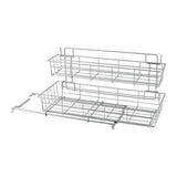 MetalTex Exttenable Storage Rack 20x58x28 cm sølv
