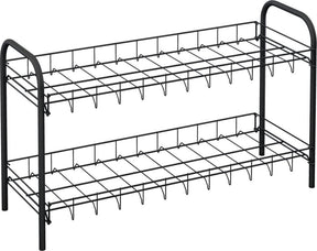 Tomado-metaltex sko 2 skostativ 6 par sko sorte