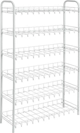 Tomado-metaltex tomado metaltex sko 6 skohylde hvid 64x23x104 cm 6 etager