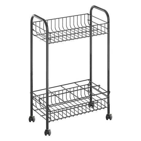 Metaltex belino lava trolly + flaskeholder 23x41x63 sort