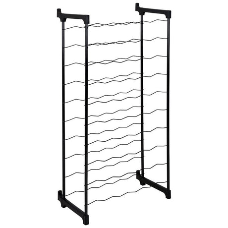 Tomado-metaltex barbera vinreol til 50 flasker 108x50x26 cm sort