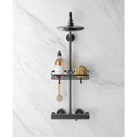 Metaltex brusestativ 29x11x9 cm mat sort