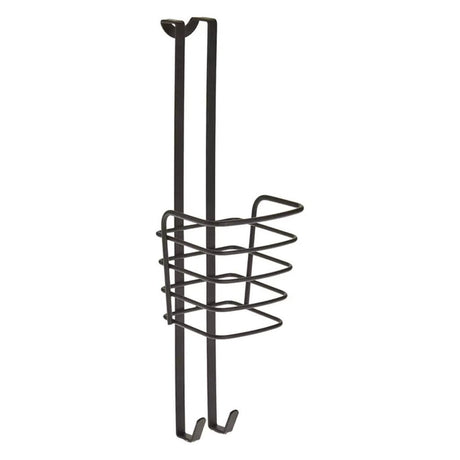 Metaltex hårtørrerholder 11x12x37 cm sort