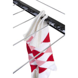 Metaltex tomado hydra plus tørrestativ 18 m line 179x56x105 cm grå sort