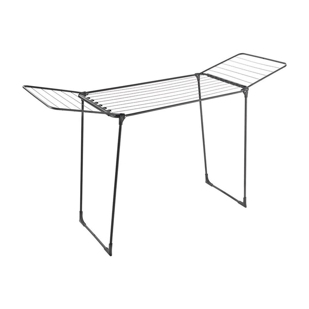 Metaltex tomado - tørrestativ hydra plus - 18 meter tørrelængde - onyx mat sort