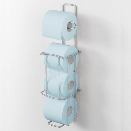 Metaltex tomado toiletrulleholder reserverulle onda polytherm 14x14x52cm