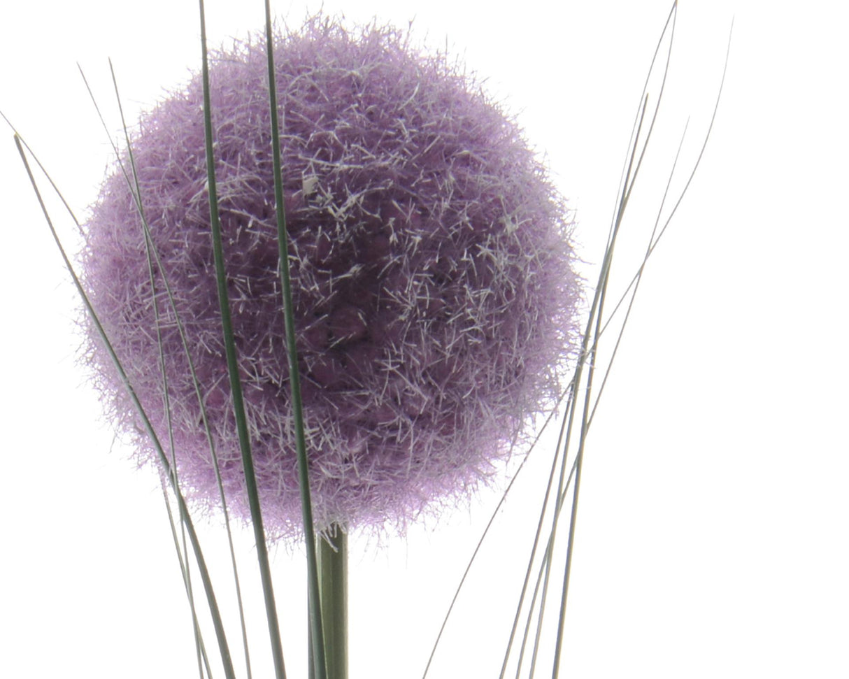 Decoris kunstig blomst allium dia7-h66cm