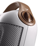 Delonghi hfx30c18.iw keramisk varmelegeme hvidbrun