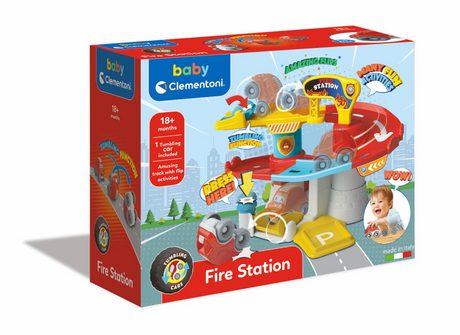Clementoni baby brandstation med bil