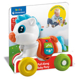 Clementoni baby trækkende figur hest + lyd