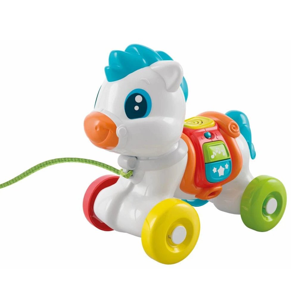 Clementoni baby trækkende figur hest + lyd