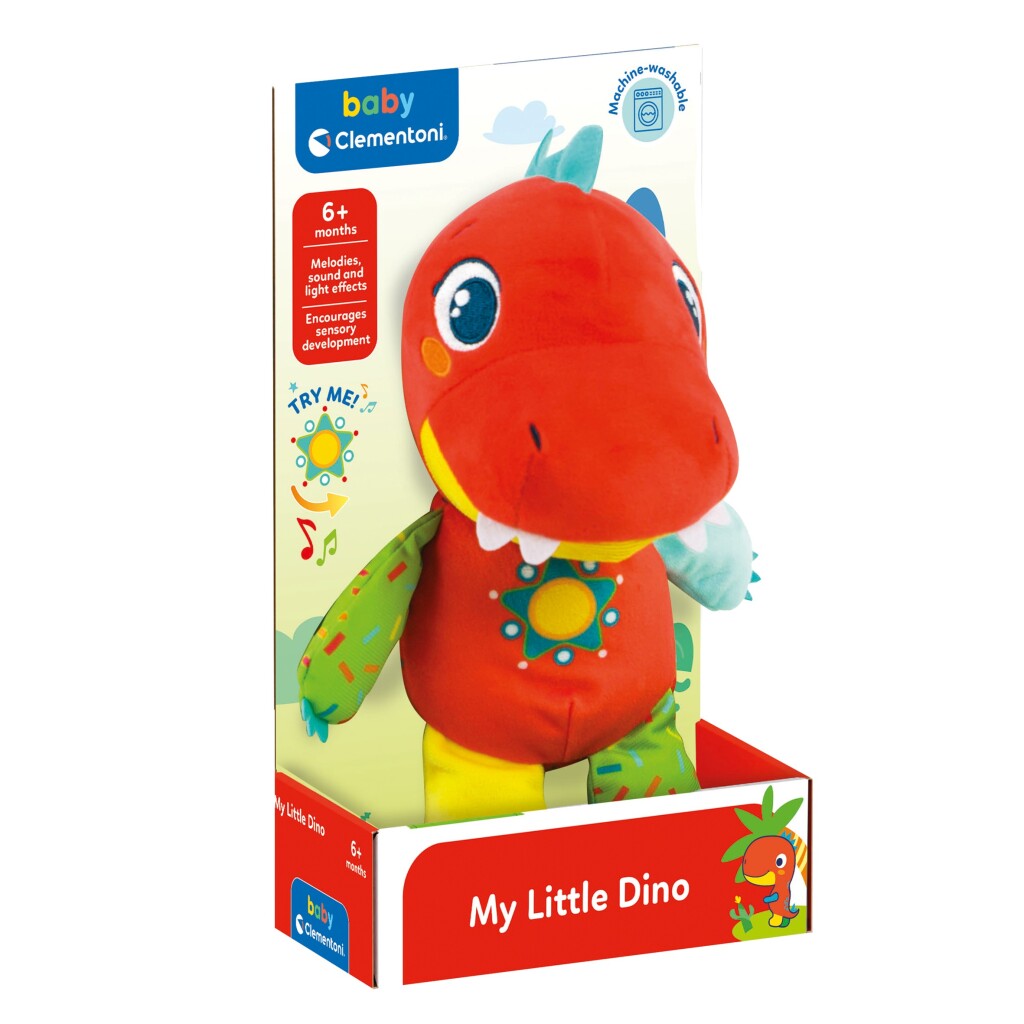Clementoni baby mit lille dino krammetøj + lyd
