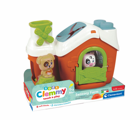 Clementoni baby - clemmy sansegård med bløde blokke, 11 stk.