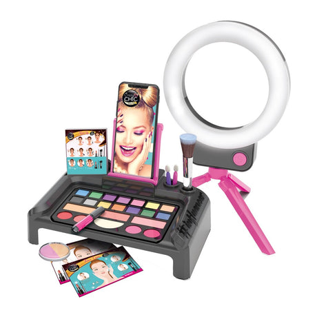 Clementoni crazy chic make-up studio + lys