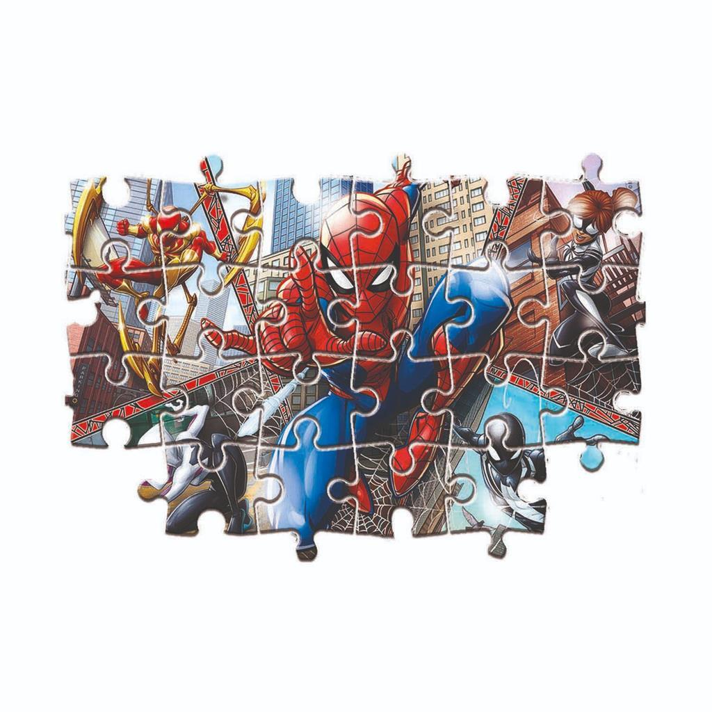 Clementoni supercolor puslespil spiderman 2x60 brikker