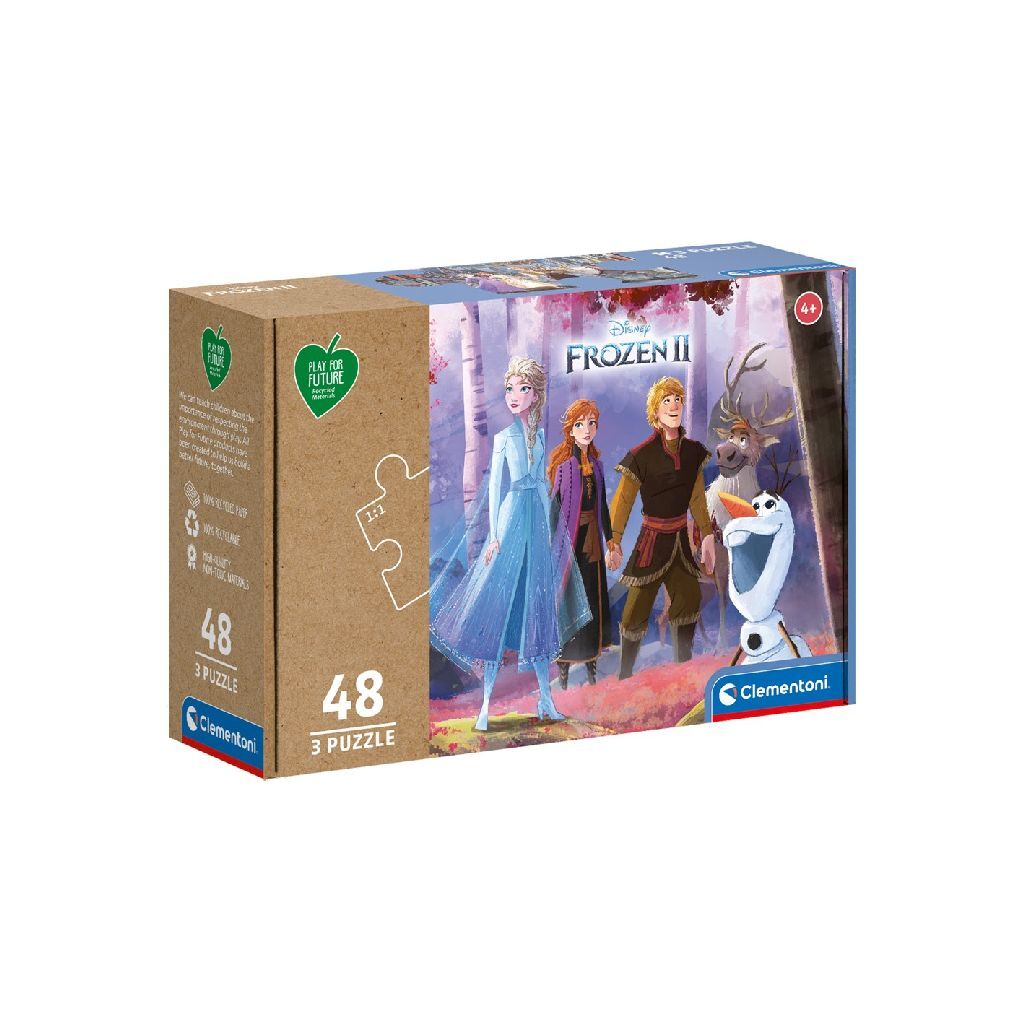 Clementoni puslespil disney frosne 2 3x48 brikker