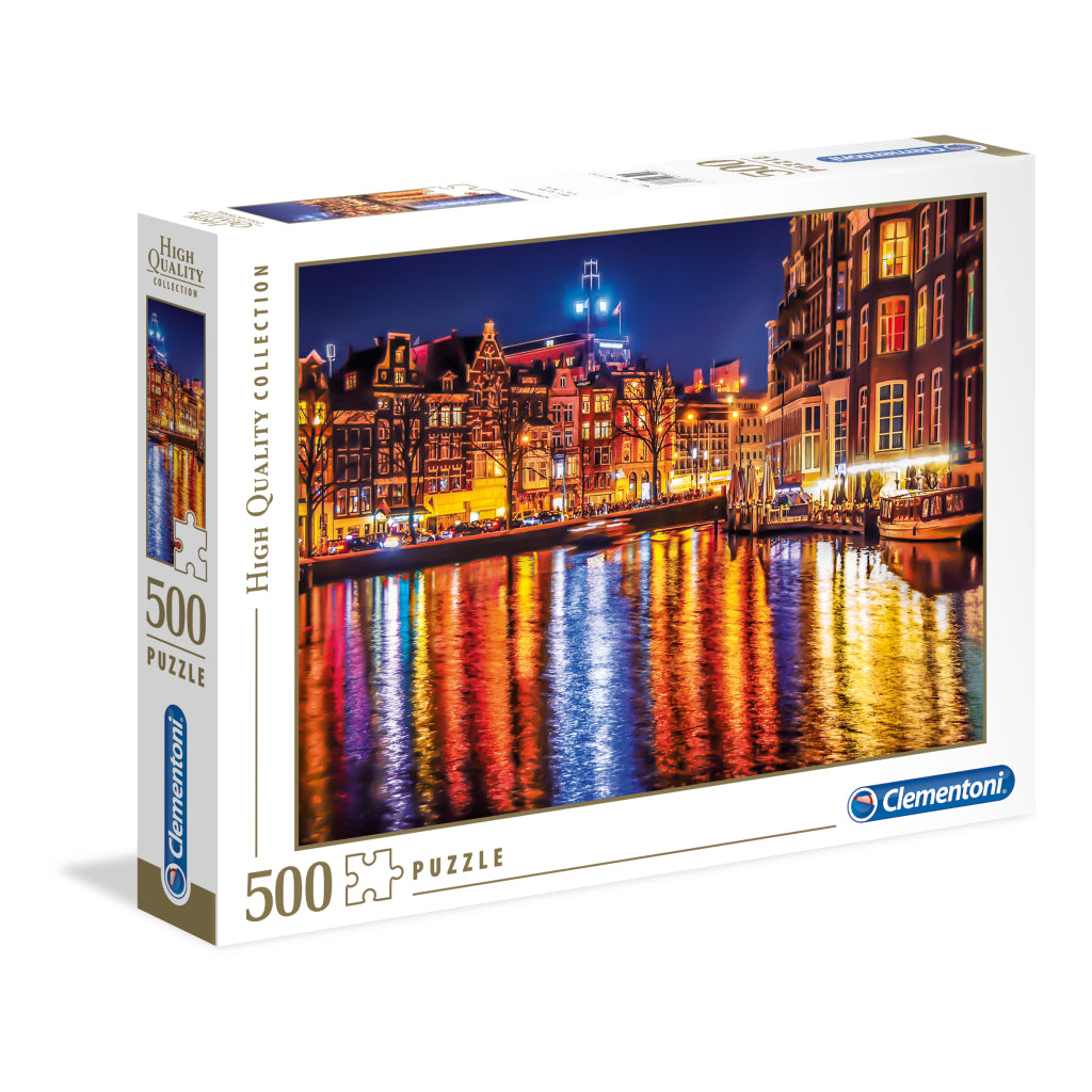 Clementoni Collection Puzzle i høj kvalitet Amsterdam 500 stykker