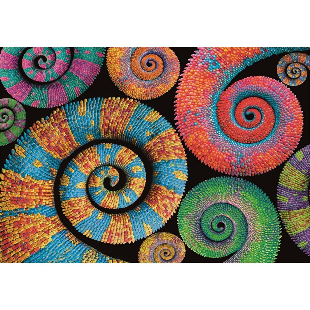 Clementoni colorboom samling puslespil krøllet 500 brikker