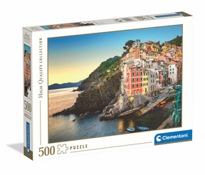 Clementoni puslespil kyst af riomaggiore, 500 stk.