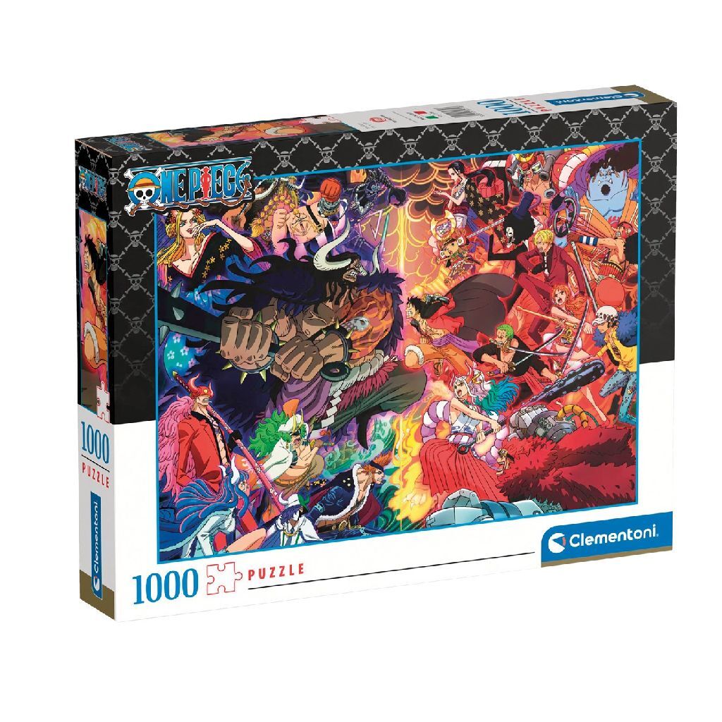 Clementoni puslespil et stykke luffy vs kaido 1000 stykker