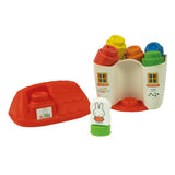 Clementoni soft clemmy - Miffy house - Miffy legetøjsstabelblokke - babyklodser - fra 6 måneder