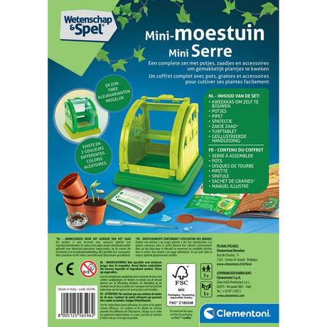 Clementoni videnskab og spil - mini køkkenhave