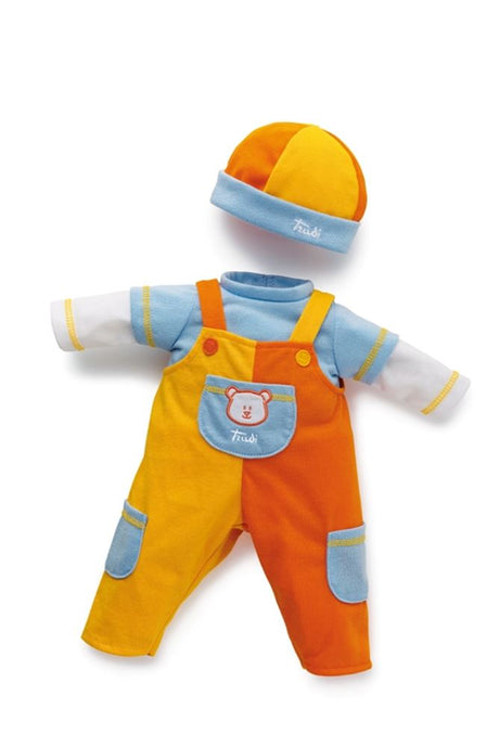 Trudi tøj 30 cm. overalls bjørn
