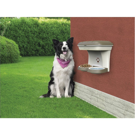 Bama hundefoderskål 48x27x42 cm taupe