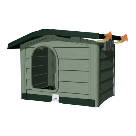 Bama pet cuccia hundehus 89x75x62 cm grøn