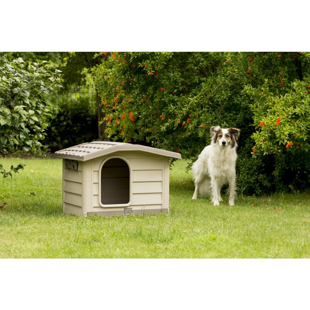 Bama pet cuccia hundehus 89x75x62 cm beige taupe