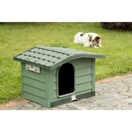 Bama pet cuccia hundehus 110x94x77 cm grøn
