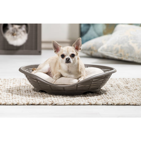 Bama pet pasha kurv 48x46x11 cm taupe