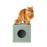Bama pet qublo katteterning 35x35x35 cm salviegrøn