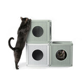 Bama pet qublo katteterning 35x35x35 cm salviegrøn