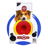 Bama pet trotto disk hundelegetøj 24,5x4,5 cm blå gul rød