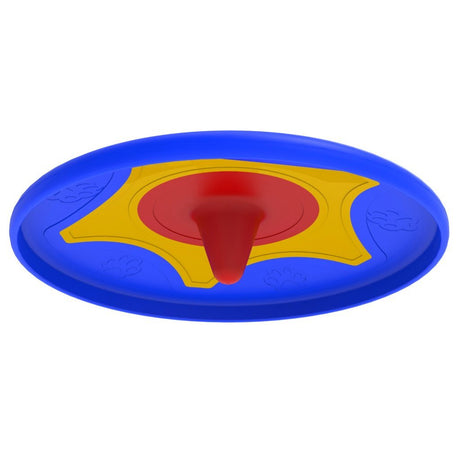 Bama pet trotto disk hundelegetøj 24,5x4,5 cm blå gul rød