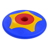 Bama pet trotto disk hundelegetøj 24,5x4,5 cm blå gul rød