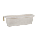 Bama fioriera blomster altankasse 60x20x18,5 cm hvid