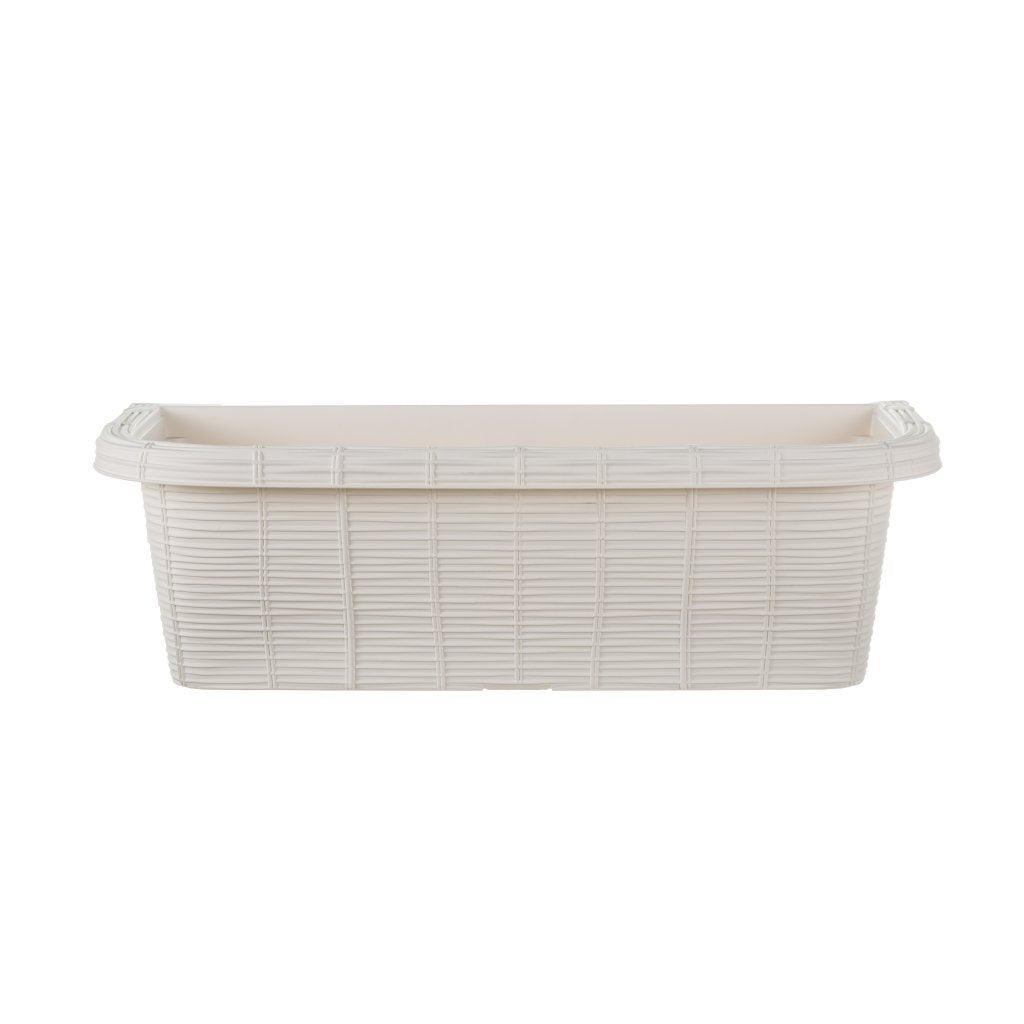 Bama fioriera blomster altankasse 60x20x18,5 cm hvid