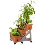 Bama orto di kit plantekasser 80x74x73 cm terracotta
