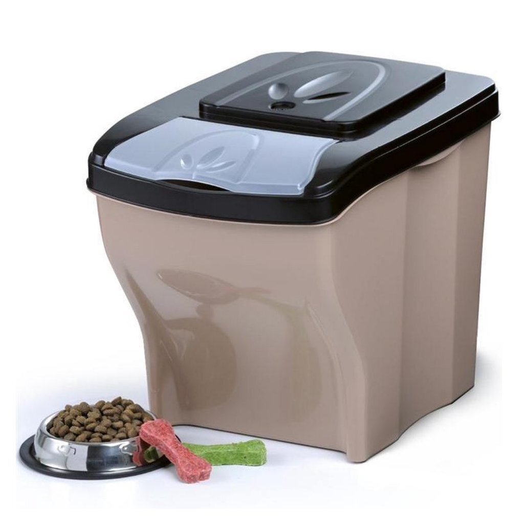 Bama dyrefoderbeholder 3x20l taupe beige