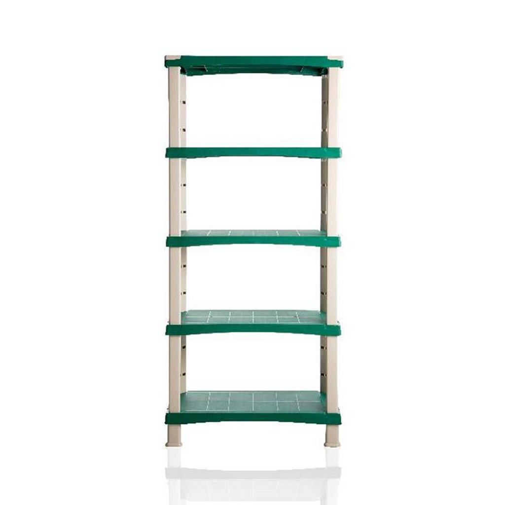 Bama futuro opbevaringssystem 5 hylder 80x40x174 cm grøn