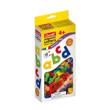 Quercetti små ABC magneter, 48 stk.