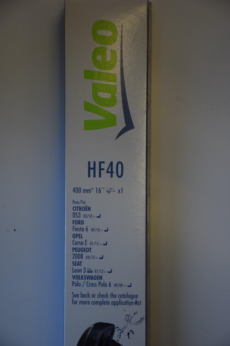 Valeo vinduesvisker hydro-connect hf40 foran