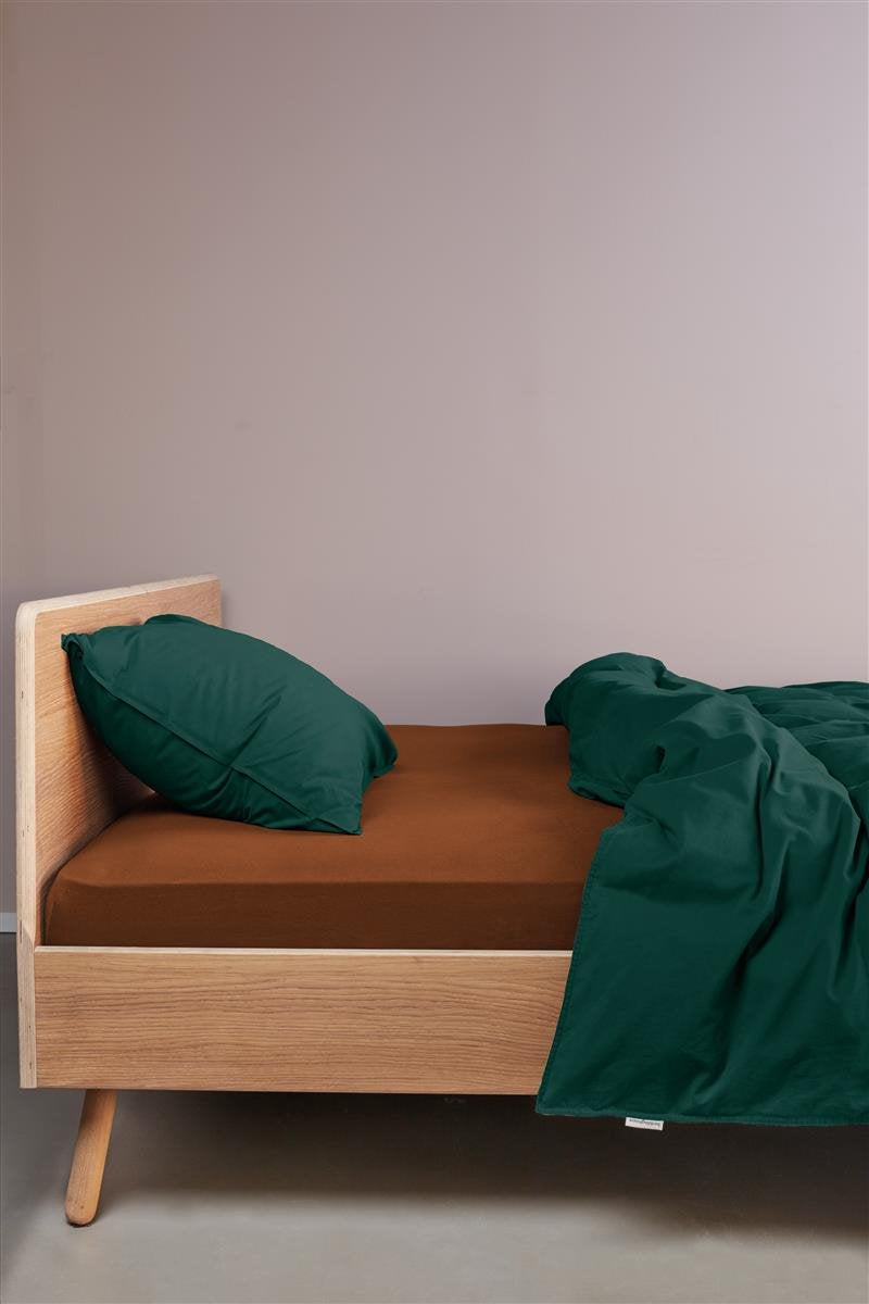 Beddinghouse - jersey - topper hoeslaken - 160x220 cm - steenrood