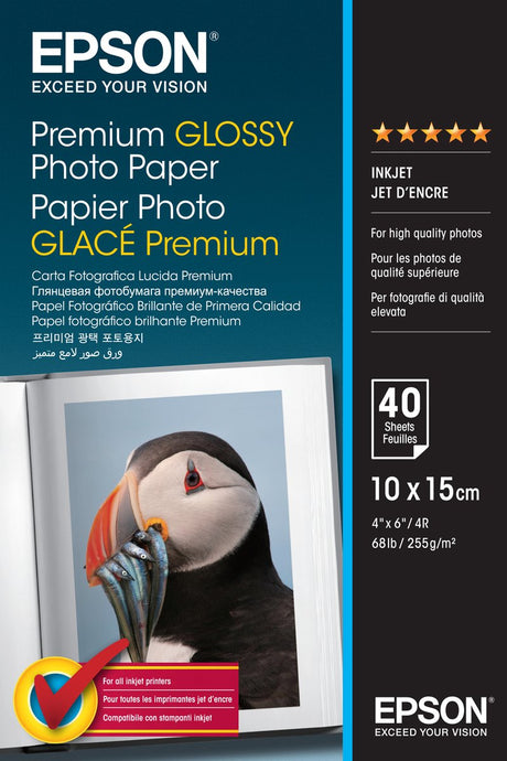 Epson c13s042153 premium fotopapir - 10x15 40 ark