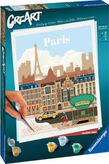Ravensburger Creart Maleri efter nummer - Farverig Paris